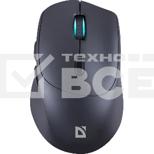 Мышь беспроводная Defender Effect X MS-095 черный, 1600 dpi, радиоканал, USB, кнопки - 6