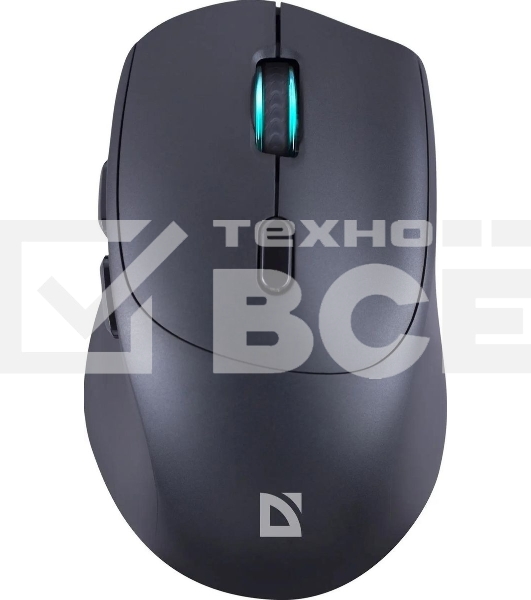 Мышь беспроводная Defender Effect X MS-095 черный, 1600 dpi, радиоканал, USB, кнопки - 6