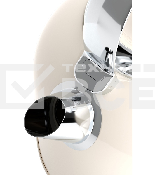 Чайник электрический Candy CK-205 1.7л. 2200Вт слоновая кость корпус: нерж.сталь