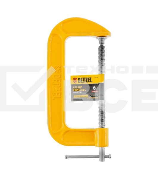 Струбцина Denzel G-образная, 6', 150 мм