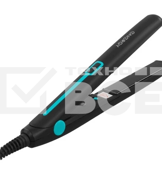 Выпрямитель для волос Energy EN-861 черный/зеленый, 18 мм, 220 °C, 1 режим