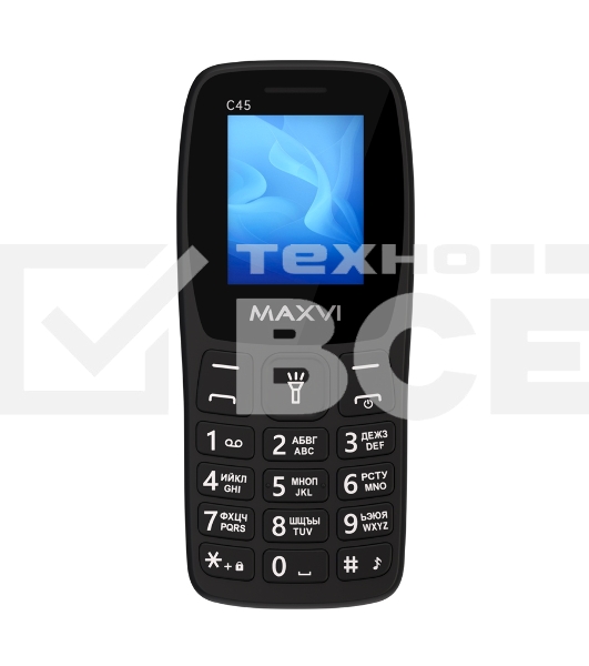 Мобильный телефон Maxvi C45 black