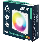 Вентилятор корпусной ARCTIC P12 Pro Reverse - A-RGB (White) retail арт. (ACFAN00325A), фото2