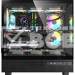 Компьютерный корпус AeroCool / Formula Crystal Z8 COSMIC черный без БП ATX 3x120mm 5x140mm 1xUSB2.0 1xUSB3.0 1xUSB3.1 audio bott PSU, фото2