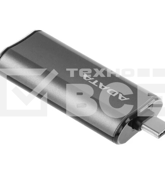 Твердотельный диск A-DATA External SC750 серый SC750-2000G-CCBK 2TB USB 3.2 Gen 2 Type-C, [R/W -1050/1000 MB/s]