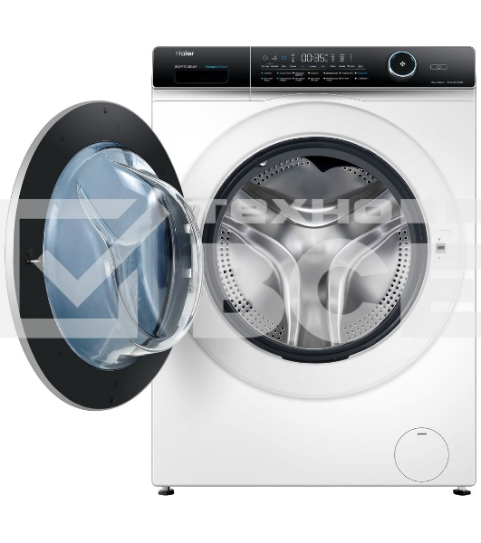 Стиральная машина Haier HW100-BP14986E белый, загрузка фронтальная, 10 кг, 1400 об/мин, класс: A+++