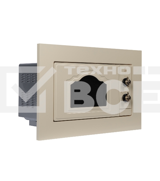 Микроволновая печь встраиваемая Lex BIMO 20.04 IV слоновая кость, 20 л, 700 Вт, переключатели - поворотный механизм