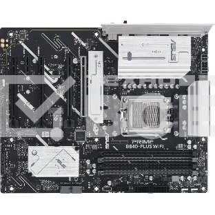 Материнская плата ASUS PRIME B840-PLUS WIFI, AM5, AMD B840, 4xDDR5, 4xSATA, 3xM.2, 1xPCIe 4.0 x16, 1xPCIe 3.0 x16, 2xPCIe 3.0 x16, 1xPCIe 3.0 x1, 1xDP, 1xHDMI, 1x 2.5Gb LAN, 8xUSB-A, 3x3.5 мм, 7.1, ATX