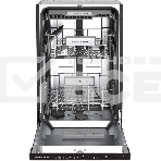 Встраиваемая посудомоечная машина Zigmund & Shtain DW 308.4 узкая, загрузка 11 комплектов, фото3