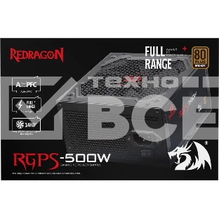 Блок питания для ПК Redragon RGPS-500W 500Вт,80+Bronze