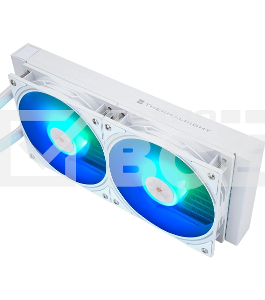 Водяное охлаждение для процессора Thermalright Frozen Warframe SE 240 ARGB White (240mm, LED temp., Black, ARGB/ Fans: 2x120mm, 70.84CFM, 29.8dBA, 2000RPM/ Pump height 59mm, Rad thickness 27mm/ S: 1851, 1700, 1200, 115X, AM5, AM4)