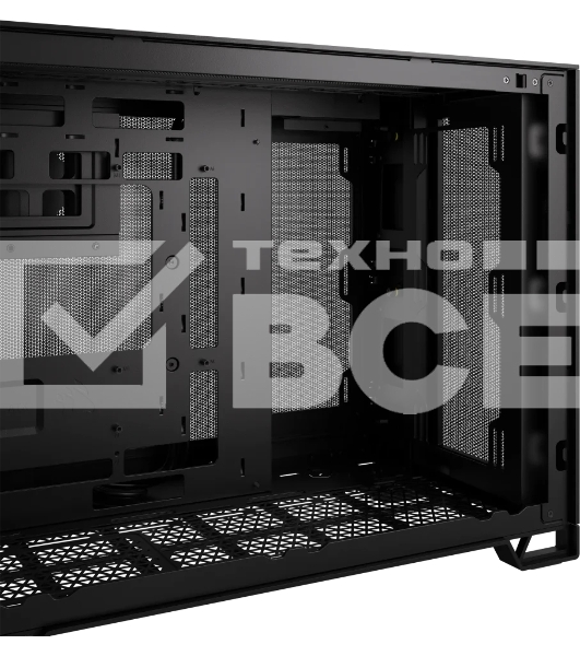 Компьютерный корпус без блока питания Case Corsair 2500D Airflow, Midi-Tower, TG, no fan, 2xUSB-A 3.2, 1xUSB 3.2 Type-C, mATX, mITX черный