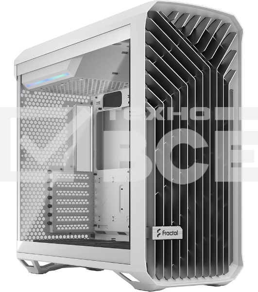 Компьютерный корпус Fractal Design Torrent белый TG Clear Tint / E-ATX, TG, 2x3.5, 4x2.5, 7xPCI, 1xUSB-C, 2xUSB 3.0 / 2x180мм, 3x140мм fans inc. / FD-C-TOR1A-03