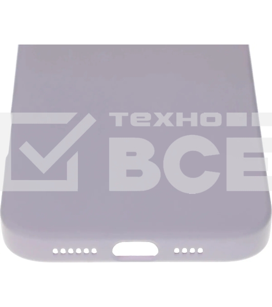 Чехол (клип-кейс) BoraSCO для Apple iPhone 16 Plus Microfiber Case лавандовый (73686)