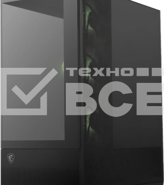 Компьютерный корпус MSI MAG Pano 110R PZ черный без БП ATX 6x120мм 7x140мм 2xUSB 3.0 1xUSB3.1 audio AirDuct bott PSU