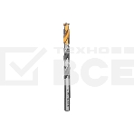 Сверло спиральное по металлу Denzel 10 x 133мм, Р6М5, Golden Tip, многогранная заточка, фото 1