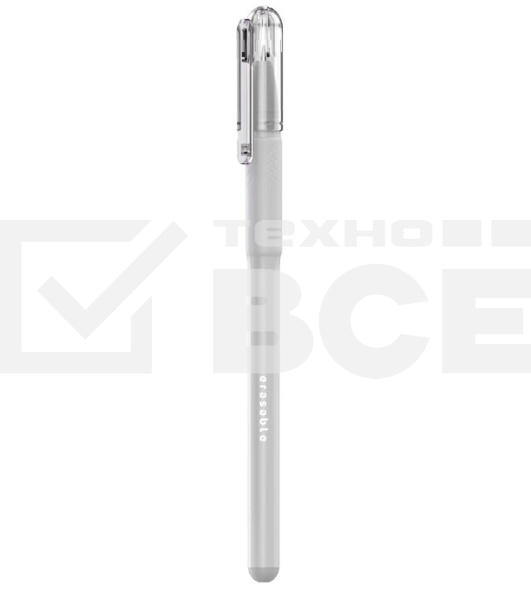 Ручка гелевая Deli EG274-BK ассорти, d=0.5мм, черные чернила, круглая, резиновая манжета, стираемая