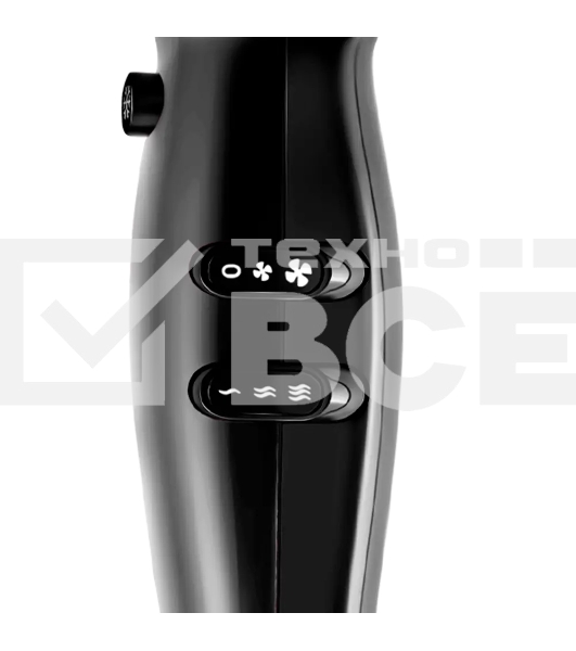 Фен Aresa AR-3229 черный, 2000 Вт, ионизация