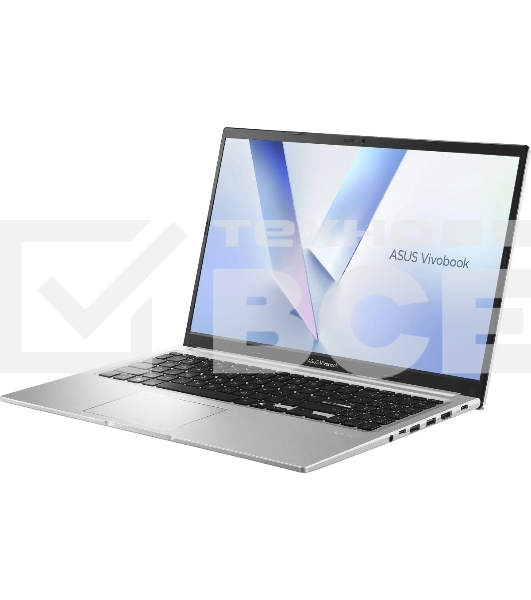 Ноутбук Asus Vivobook 15 M1502NAQ-BQ049 Ryzen 7 170 16Gb SSD512Gb AMD Radeon 680M 15.6' IPS FHD (1920x1080) без ОС silver WiFi BT Cam (90NB1842-M00830)