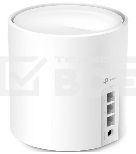 Бесшовный Mesh роутер TP-Link Deco X50(2-Pack) AX3000 10/100/1000BASE-TX