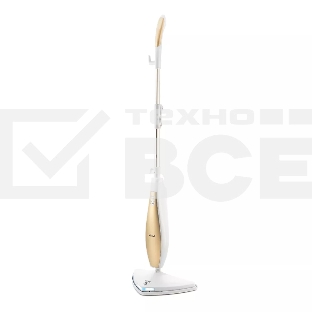 Швабра паровая Kitfort KT-1014 1300Вт золотистый/белый