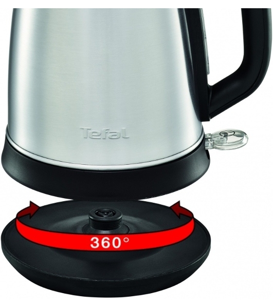 Чайник электрический Tefal KI270D30 1.7л. 2400Вт серебристый (корпус: металл)