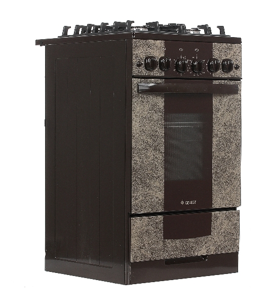 Плита газовая Gefest 5500-02 0114 коричневый, конфорок 4 шт, духовка 52 л, 50 см x 85 см x 58.5 см