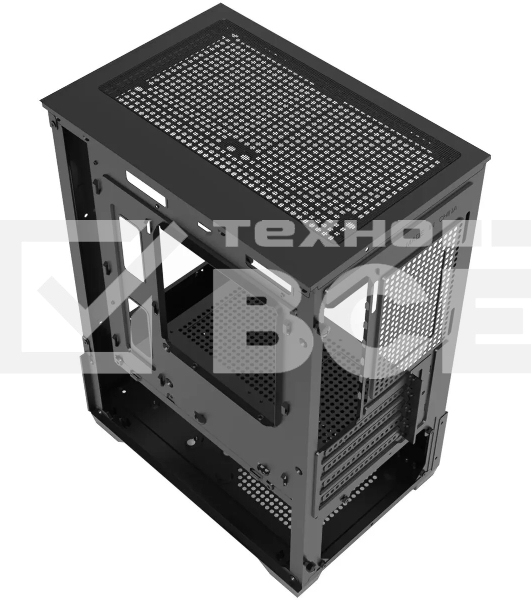 Корпус Bloody CC-125-BK, Mini-Tower, чёрный