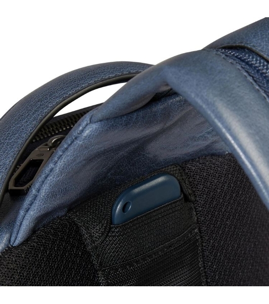 Рюкзак слинг мужской Piquadro Solm CA7028S141/AV серо-голубой кожа