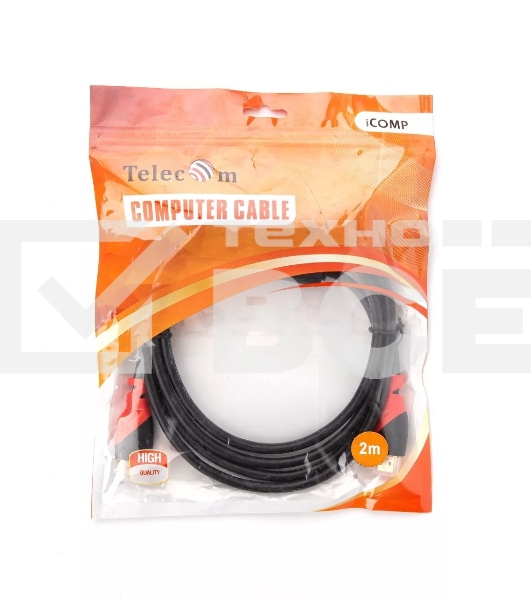 Кабель HDMI-19M --- HDMI-19M ver 2.0 4K*60Hz, 2m 2F TELECOM PRO TCG220F-2M