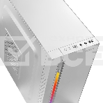 Компьютерный корпус MiniTower Ginzzu D380, RGB, mATX, 2xUSB2.0, белый,без БП, без вентиляторов, фото3