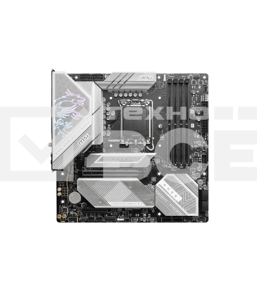 Материнская плата MSI MPG B760M EDGE TI WIFI, LGA 1700, Intel B760, 4xDDR5, 3xM.2, 6xSATA, 3xUSB 3.2 Gen 2, 4xUSB 2.0, 1xUSB Type-C, 1xHDMI, 1xDP, 1xLAN 2.5 Гбит/с, 7.1, Micro-ATX