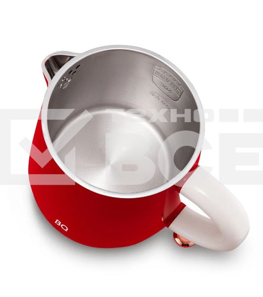 Чайник BQ KT1717P Red. Мощность:1000 Вт, Объем 0,6л