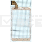 Сенсорное стекло (тачскрин) HK80DR2645, белое, фото2