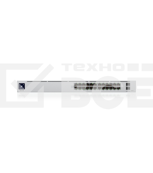 Коммутатор в стойку Ubiquiti UniFi Professional 24Port Gigabit Switch with Layer3 Features and SFP+ [USW-Pro-24-EU], 24х 1G RJ45, 2х 10G SFP+