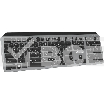 Клавиатура беспроводная Oklick K859W USB серый/черный (2002136), фото3