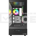 Компьютерный корпус Montech XR черный без БП ATX 3x120мм 2xUSB3.0 1xUSB3.1 audio bott PSU, фото6