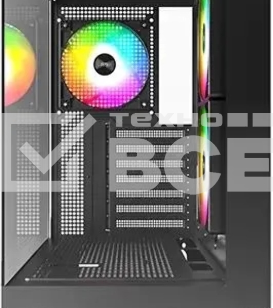 Компьютерный корпус Montech XR черный без БП ATX 3x120мм 2xUSB3.0 1xUSB3.1 audio bott PSU