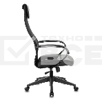 Кресло руководителя Бюрократ CH-608/BLACK TW-01 TW-11 черный, спинка сетка, искусст.кожа/ткань, фото12