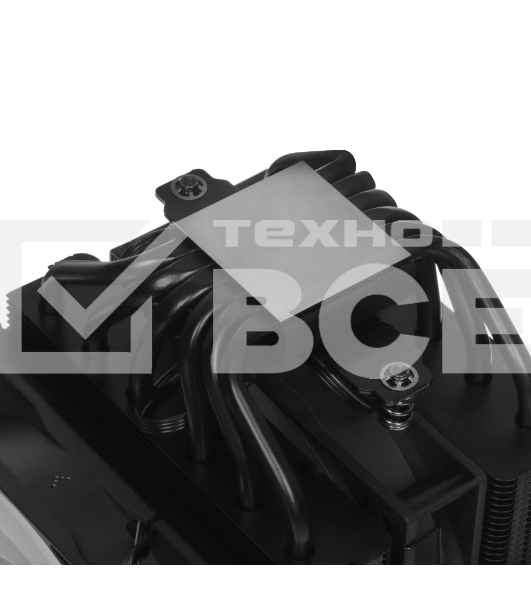 Кулер для процессора DEEPCOOL AG620 BK ARGB V2 черный 120мм алюминий+медь 1850rpm 29.4db 4-pin 260W 157мм