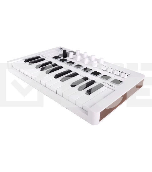 Клавиатура MIDI [231501] Arturia [MiniLAB 3] 25 клавиш, 8 энкодеров, 8 RGB пэдов, 8 фейдеров, дисплей, сенсорные регуляторы Pitch/Modulation, MIDI-выход, 1/4