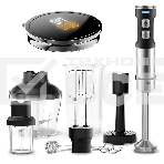 Блендер CENTEK CT-1367 (сталь) 1500Вт, 8в1, блендер/венчик/чоппер/кофе, ДИСПЛЕЙ 650мл стакан 800мл, фото2
