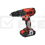 Шуруповерт ударный аккумуляторный KLECO KE18DM-20DB (18В, Li-ion-2шт, 2 А·ч, 30Нм, З/У, биты 32шт, сверла 9шт дерево/металл, кейс), фото 1