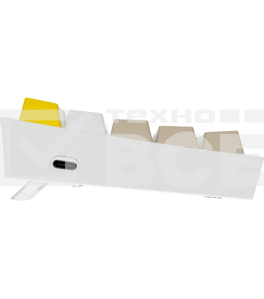 Клавиатура проводная REDRAGON Fizz RU,Rainbow,бежевый/желтый,red свитч