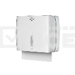 Диспенсер бумажных полотенец Puff-5145 белый, с замком, ABS-пластик, фото3