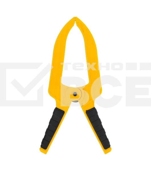 Струбцина клещеобразная Denzel удлиненная 50 х 80 мм двухкомпонентные рукоятки