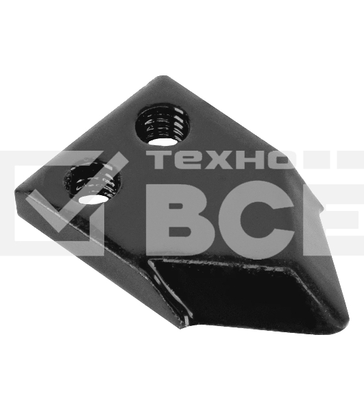 Нож шнека для грунта Denzel ER-80, диаметр 80 мм, комплект 2 шт