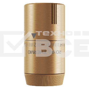 Термоголовка жидкостная Royal Thermo Design М30х1,5 (золото матовое)