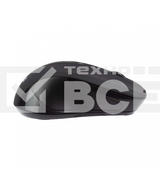 Мышь беспроводная HIPER HOMW-101, 1000-1600 dpi, оптический, 4 кнопки, Soft-touch покрытие, USB-приемник, 2,4 ГГц, батарея 1хАА, черный (HOMW-101)