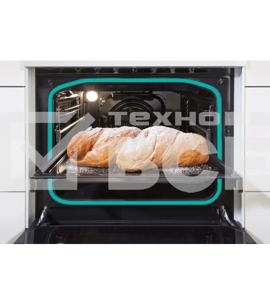 Плита электрическая Gorenje GECS5C70WA белый, конфорок 4 электрических, духовка 70 л, 50 см x 85 см x 59.4 см